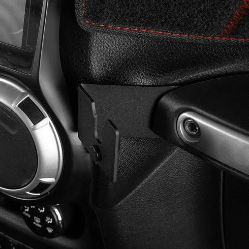 Hooke Road Wrangler Walkie Talkie Mount Bracket CB Radio Holder Compatible with Jeep JK Wrangler & Unlimited 11-18...