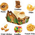 24 Pcs Jungle Safari Snack Trays Party Supplies?Jungle Animals Food Boats Bowl for Wild One Birthday Party Wedding Baby Shower Tropical Dinner Dec...