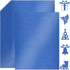 25 Sheets Royal Blue Shimmer Cardstock Paper 8.5'' x 11'', 250gsm/92lb Double Sided Metallic Paper for Scrapbook, Invitations, Printing and DIY Ca...