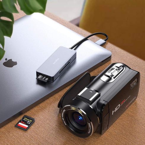 CF Card Reader,USB 3.0 to Compact Flash Memory Card Reader Adapter 5Gbps Read 5 Cards Simultaneously for SDXC, SDHC, SD, Micro SDXC, Micro SD, Mic...