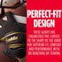 Franklin Sports 28360F1 Supratak Football Receiver Gloves - Black/Chrome - Adult Small...