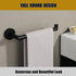 Alise Hand Towel Holder Towel Ring for Bathroom Lavatory,Black Towel Bar Towel Hanger Wall Mount SUS304 Stainless Steel Towel Rack,Matte Black Fin...