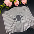 13pcs Nesting Frame Background Metal Die Cuts,Wedding Net Irregular Square Frame Cutting Dies Cut Stencils for DIY Scrapbooking Decorative Embossi...
