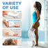 100% Waterproof Cast Covers for Shower Leg - Tight Seal - 2pk Reusable Adult Full Leg Cast Protectors - Thigh, Knee, Ankle, Foot - Strong and Dura...