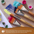 Silver Brush Limited 820650 Silver Jumbo Golden Taklon Angle Brush, Large Murals, Easel Painters and Furniture, Size 50, Mid Length Handle...
