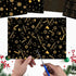 MIAHART 45 Sheets Merry Christmas Pattern Paper Set 10 Designs Festival Decorative Craft Paper Double-Sided for Card Making Scrapbook, A4 Size-Bla...