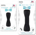 LoveHandle Duo Grip for Smartphone and Tablet - Black Elastic Strap wih Black Base Original Grip + XL Grip...