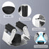 6 Pack Broom Holder Wall Mount Stainless Steel Mop Hanger Organization Heavy Duty Garage Storage System Garden Laundry Kitchen Tool Organizer Gene...