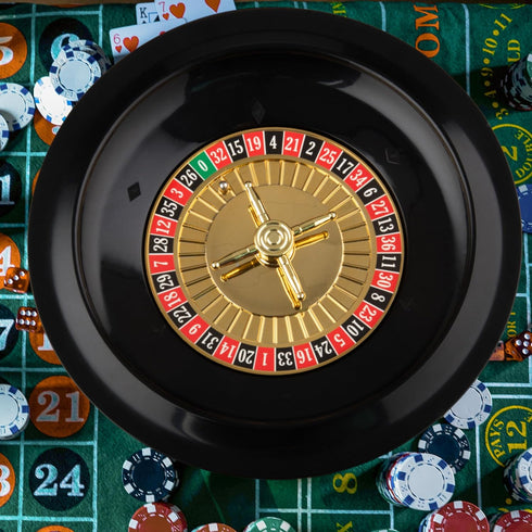 10-Inch Roulette Wheel - Casino Games with Wheel and 2 Balls Included - Adults Games for Game Night, Work Event, or Casino Party...