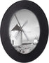 Malden International Designs Classic Oval Black Wood Picture Frame, 5x7, Black...