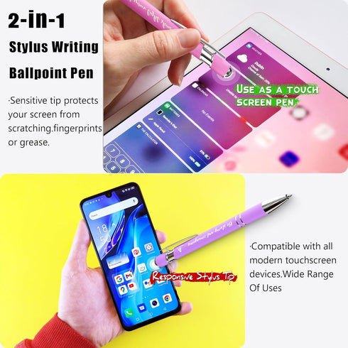 20 Christian-Inspired Ballpoint Pen with Stylus - Perfect for Bible Study, Christmas Gifts, and Everyday Use!......