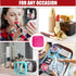 Hushee 4 Pcs Clear Nylon Makeup Bag for Women Christmas Gifts Preppy Cosmetic Bag PVC Travel Toiletry Bag Zipper Pouch Waterproof Storage Organize...