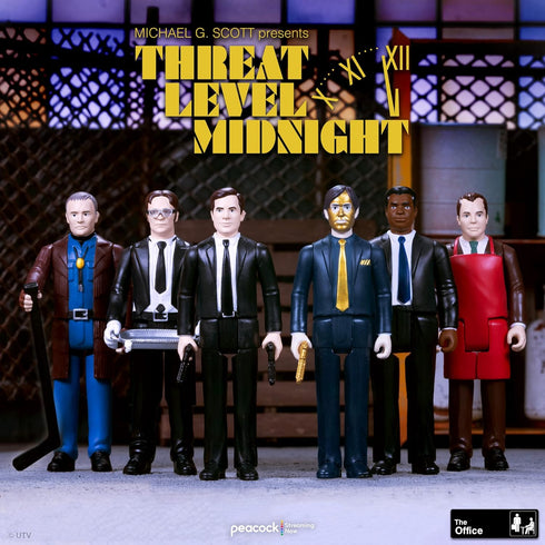 Super7 The Office Threat Level Midnight Jim Halpert as Goldenface - 3.75" The Office Action Figure with Accessory Classic TV Show Collectibles and...