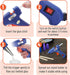 Mr. Pen– Hot Glue Gun Kit, Hot Melt Glue Gun Mini with 20pcs Glue Gun Sticks and 20Wood Craft Sticks and 8Finger Protector, Hot Glue Gun, Glue Gun...