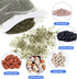10PCS Media Bags for Aquarium Fish Tank with Zipper 3 x 8 Inch Fish Tank Filter Material Net with Fine Mesh Reusable Filter Bags for Activated Car...