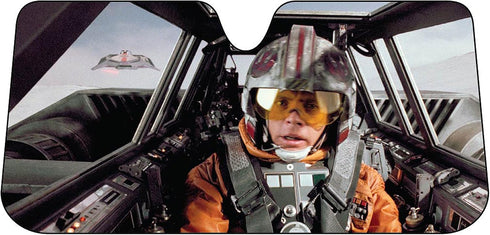 Plasticolor 003702R01 Star Wars Snow Speeder Accordion Style Front Windshield Sunshade...