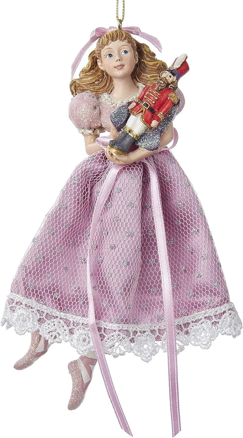 Clara Holding Nutcracker Christmas Ornament Nutcracker Suite Ballet Decoration...