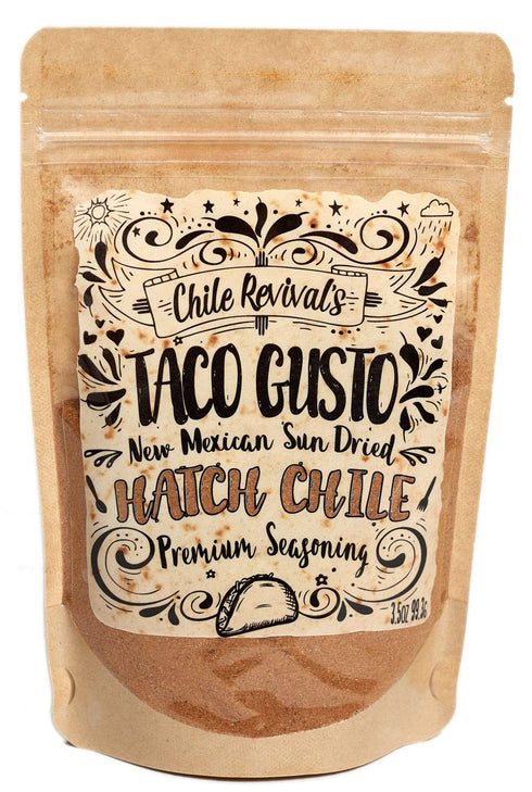 Chile Revival Taco Gusto Hatch Chile Premium Seasoning Large Bag (3.5oz)...