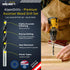 5 pcs Wood Drill Bit Set metric for Hard and Soft Wood - Extra Sharp Edges for Precise Holes and Effortless Drilling - Durable Drill Bit Kit for F...