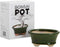 Glazed Ceramic Bonsai Pot - Decorative Planter for Dwarf Trees, Succulents, and Small Plants - Perfect for Indoor and Outdoor Gardens, Table Cente...