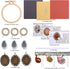 MWOOT 3 Pack Pendant Embroidery Starter Kit for Beginners, Retro Necklace Series Cross Stitch Tools for Necklace & Earrings & Hand Sewing Jewelry ...