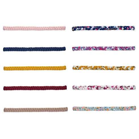 Parker Baby Co. Toddler Braided Headbands, Assorted (Pack of 10) Hair Accessories for Girls - Marigold Set...