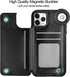 HianDier for iPhone 11 Pro Case with Card Holder Wallet Case for Women Men with Magnetic Closure Shockproof Cover for iPhone 11 Pro Phone Case-Bla...