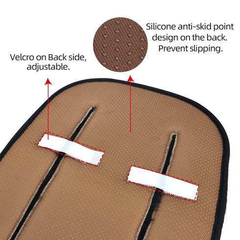 Baby Stroller Cushion Winter Warm Stroller Seat Liners 78 x 35cm Breathable Universal Newborn Carriage Cushion Faux Sheepskin Soothing Silky Soft ...