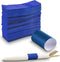 MT Products Royal Blue Self-Adhering Bond Paper Napkin Band 1.5" x 4.25" - Pack of 750...