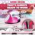 Mini Iron for Crafting 2.3" x 3.9" – Cute Mini Craft Iron for Patches, Sewing, Quilting with Quick Heat-Up Ceramic Plate & 59" Cord – Designed for...