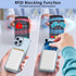 Magnetic Phone Wallet, Mag safe Wallet with Minimalist Pocket Cards Sleeve, Slim RFID Blocking Mag safe Card Holder for Back of iPhone 15/14/13/12...