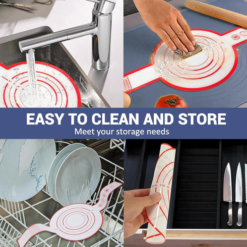 2 Pieces Silicone Bread Sling for Dutch Oven, Non-stick and Easy to Clean Reusable Bread Baking Mat with Long Straps, Heat Resistant Dutch Oven Li...