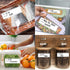 600pcs Removable Freezer Labels,1x3 Inch Food Storage Stickers Containers Date Stickers,Easy Clean and Write On Refrigerator Freezer Paper Label,N...