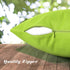Waterproof Outdoor Throw Pillow Cover, 2 Pack Solid PU Coating Throw Pillow Case UV Protection Garden Cushion Cover for Patio Sofa Couch Balcony 2...