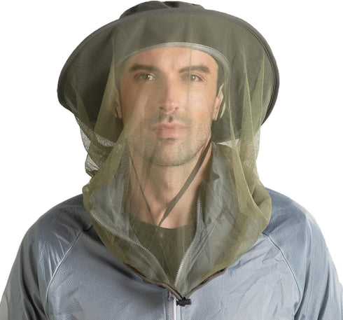 Fishing Hat Sun Protection Hat Mosquito Head Net for Outdoors Bucket Hat with Hidden Net Mesh...
