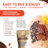 Hemp Vegan Protein Powder for Heart and Brain Health, Easy to Digest Chocolate Powder Drink with Plant Protein for Muscle Building and Recovery, 9...