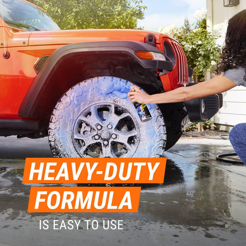 Armor All Heavy Duty Wheel and Tire Cleaner, Car Wheel Cleaner Spray, 22 Oz, Multicolor, 1.37 Pound (Pack of 1)...