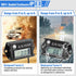 Digital Tiny Tachometer Tach Hour Meter Job Timer RPM Counter for Snowmobile Skis Motor Bike Go Kart Lawn Mower...