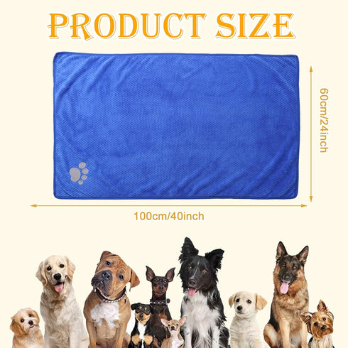 Dog Towels for Drying Dogs Two Pack Dog Bath Towel pet Towel Absorbent Microfiber Durable Prevent mud Dirty for Dogs Cats Small Animal Bathing Gro...