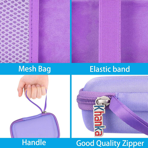 khanka Hard Case Replacement for Anker 3-in-1 Power Bank USB C Charger Block,10,000mAh 10k Portable Charger,Case only. (Purple)...