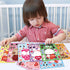 68Ft Heart Bulletin Board Decorations with 8pcs Animal Sticker+8pcs Cards, Red Pink Heart Rolled Border Trim for Party Classroom Chalkboard Wall D...