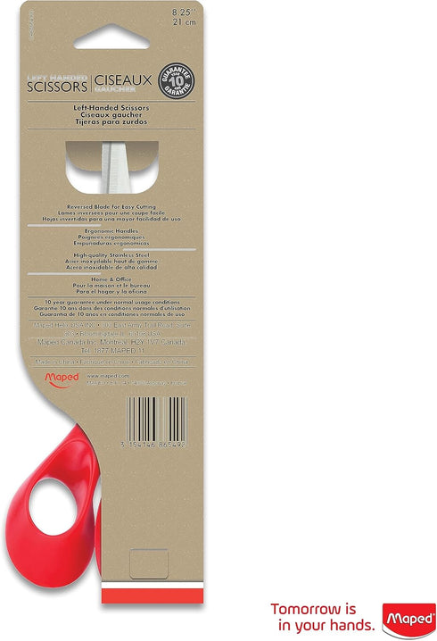 Maped - Expert Left-Handed 8.25 Inch Scissors - Multipurpose - Left Handed...