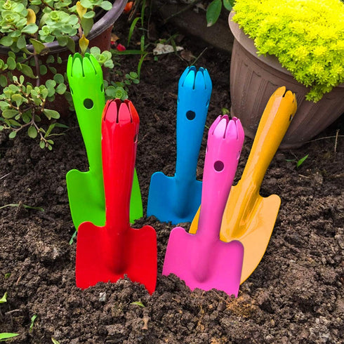 5 Pack Mini Trowel Set Metal Garden Hand Shovel Garden Tools for Flower Soil Planting Digging Transplanting Light Duty Tools...