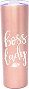 Brooke & Jess Designs Boss Lady Tumbler - Best Boss Gifts for Women - Great Travel Cup Gifts for Bosses, Coworkers, Mom, Christmas, Birthday...