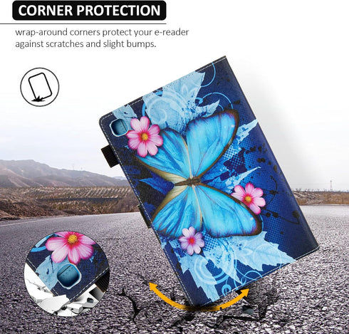 Dteck for Galaxy Tab A7 Tablet Case 10.4" 2022/2020, SM-T500/T503 Case, PU Leather Protective Cover with Auto Sleep Wake & Stand Function, Built-i...