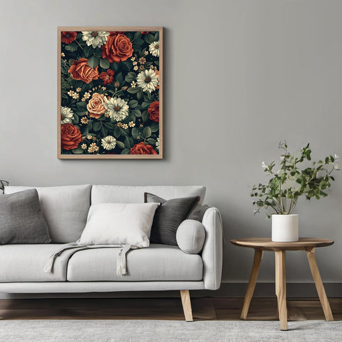 Posterizer 1 pcs-dainty natural flowers for chic neutral decor-Floral & Botanical Art-Abstract & Modern Art-Decor for Home & Office- UNFRAMED Wall...