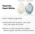 Jacquard Pearl Ex Pigment Powder 0.75 oz Pearl White - Loose Mica Powder for Epoxy Resin, Watercolors, Calligraphy Ink & Clay - Epoxy Pigment Powd...