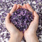 MAIBAOTA Natural Amethyst Crystal Quartz Rocks Chips Vase Filler Rocks for Succulent Plant Small Fish Tank Aquarium Gravel Decorative Pebbles Ston...