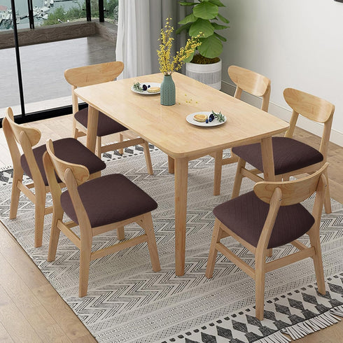Stretch Chair Seat Covers 4 PCS, Removable Washable Dining Chair Covers Anti-Dust Dining Room Seat Cushion Slipcovers (4, Chocolate)...