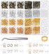 Earring Hooks for Jewelry Making, Shynek 2500Pcs Earring Making Supplies kit with Earring Hooks, Open Jump Rings, Earring Backs for Jewelry Making...